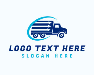 Vehicle - Fast Truck Arrow logo design