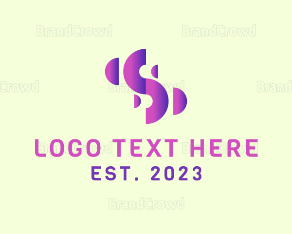 Digital Company Letter S Logo