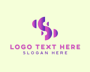 Wave - Digital Company Letter S logo design