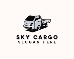 Delivery Truck Transportation logo design