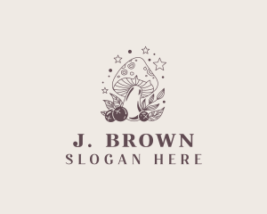 Shrooms - Healing Mushroom Wellness logo design