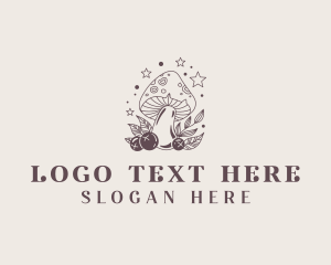 Mushroom - Healing Mushroom Wellness logo design