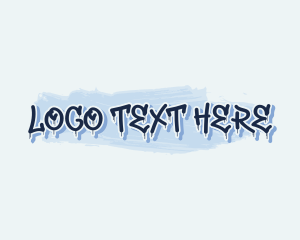 Funky Graffiti Wordmark Logo