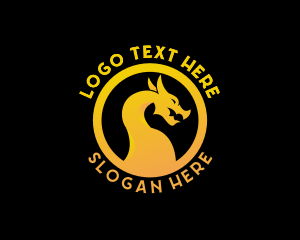 Online Gaming - Dragon Monster Gaming logo design