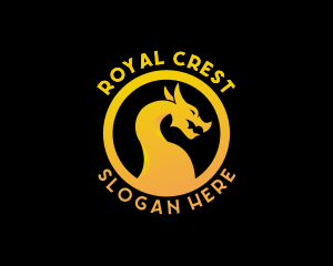 Heraldic - Dragon Monster Gaming logo design