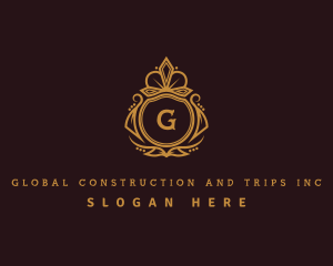 Victorian - Luxury Decorative Crown logo design
