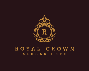 Luxury Decorative Crown logo design