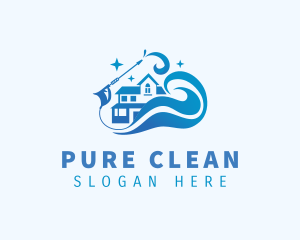 House Pressure Washing logo design