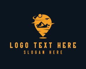 Locator - Location Pin Travel Adventure logo design