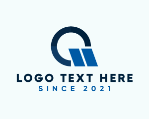 Company - Blue Racing Letter G logo design