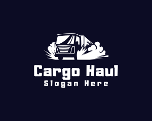 Freight Delivery Truck logo design