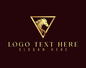 Triangle - Premium Horse Equine logo design