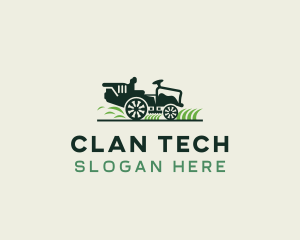 Backyard - Lawn Mower Grass Cutting logo design