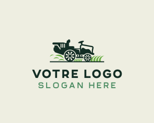 Grass - Lawn Mower Grass Cutting logo design