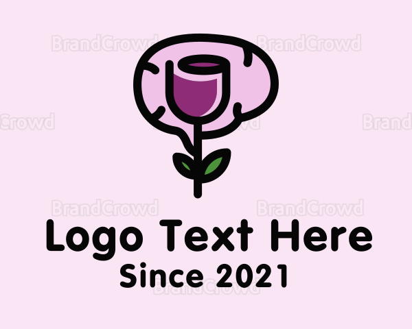 Mental Health Flower Logo