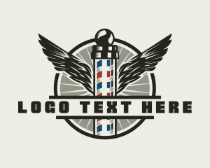 Grooming - Barbershop Barber Haircut logo design