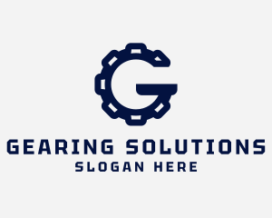 Automotive Gear Letter G logo design