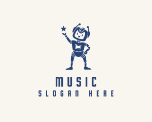 Toy Store - Star Robot Boy logo design