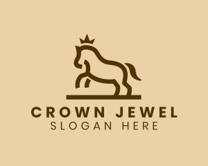 Crown - Enterprise Horse Crown logo design