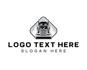 Shipping - Shipping Truck Vehicle logo design