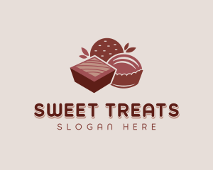 Confection - Chocolate Pastry Dessert logo design