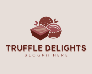 Chocolate Pastry Dessert logo design