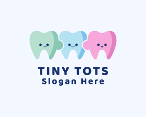 Child Dental Tooth Puzzle logo design