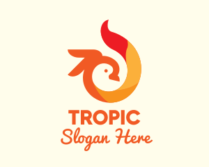 Bright Flame Cockatoo logo design