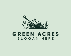 Mowing - Garden Lawn Mower logo design