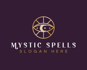 Eye Mystic Moon logo design