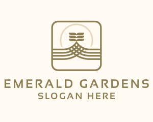 Plant Lawn Gardening logo design