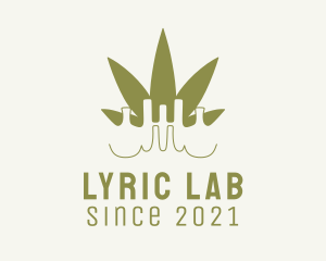 Green Weed Laboratory  logo design