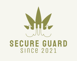 Illegal - Green Weed Laboratory logo design