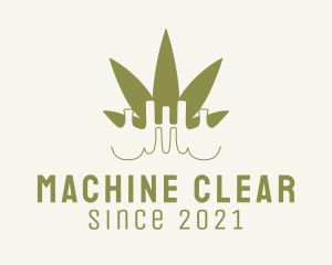 Herbal Medicine - Green Weed Laboratory logo design