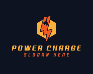 Electrical Power Plug logo design