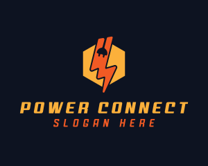 Plug - Electrical Power Plug logo design