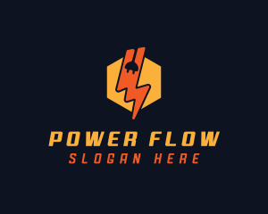 Electrical Power Plug logo design