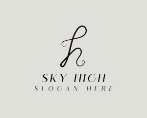 Stylish Fashion Thread Letter H Logo