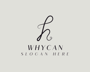 Stylish Fashion Thread Letter H Logo