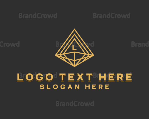 Corporate Diamond Pyramid Logo