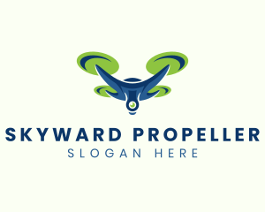 Propeller Drone Camera logo design