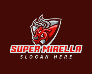 Bull Gaming Shield Logo