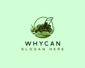 Plantsman - Lawn Grass Mower logo design