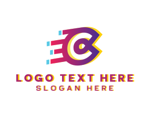 Modern - Speedy Letter C Motion Business logo design