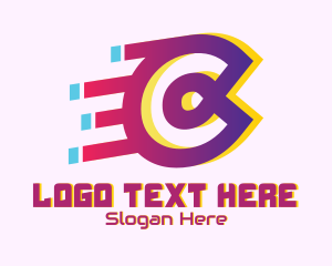 Motion - Speedy Letter C Motion logo design