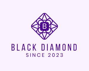 Geometric Diamond Jewelry Boutique logo design