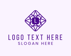 Geometric Diamond Jewelry Boutique Logo