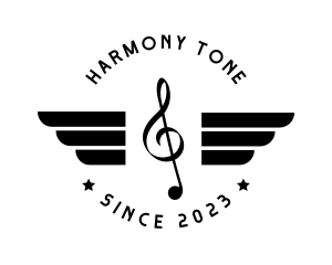 Tone - Musical Record Wings logo design