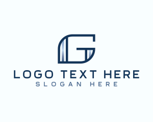 Lettermark - Modern Lifestyle Stripes logo design