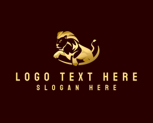 Wealth - Premium Lion Agency logo design